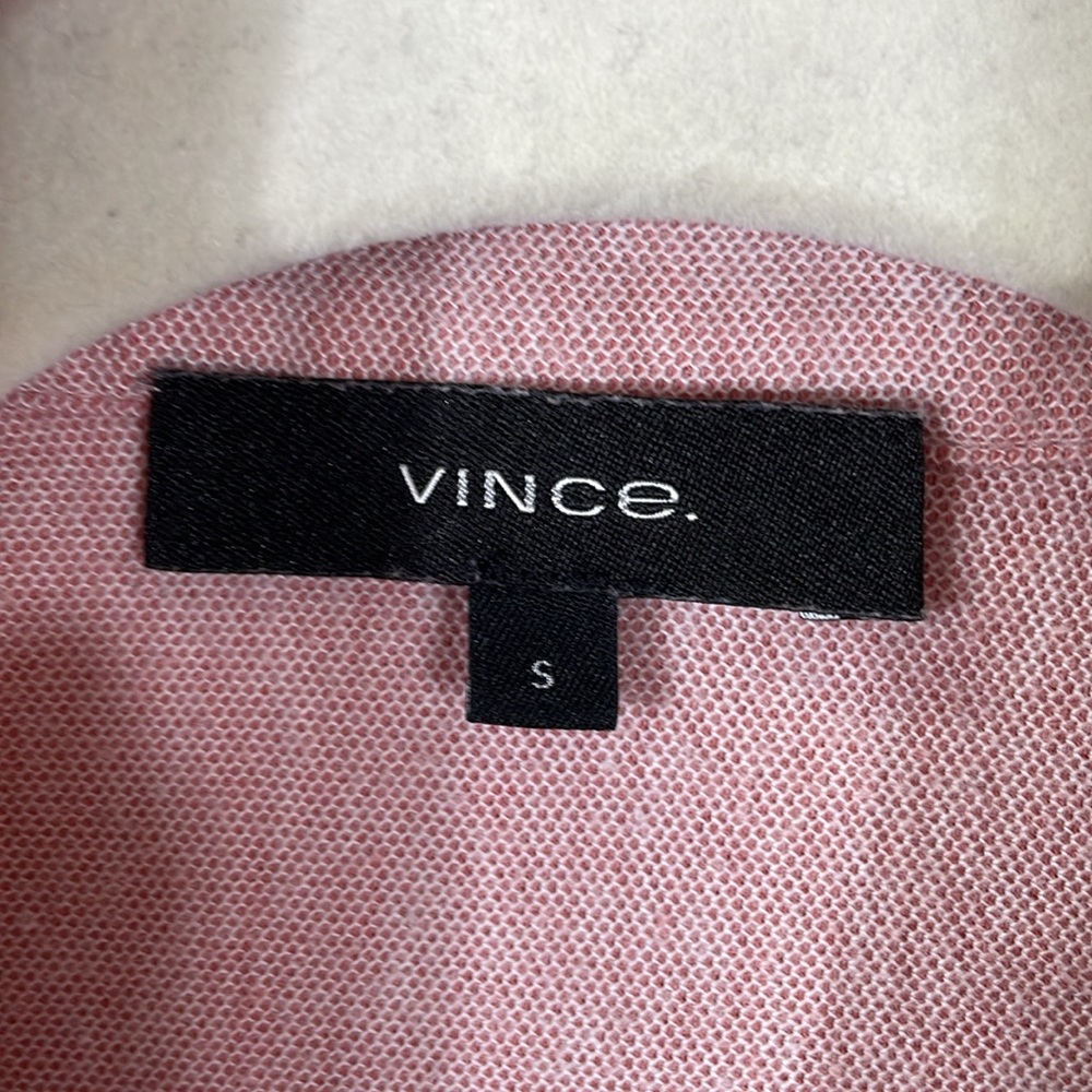 Vince Top Shirts Long Sleeve Polo Button Down Size S Casual Cotton EUC - Picture 2 of 9
